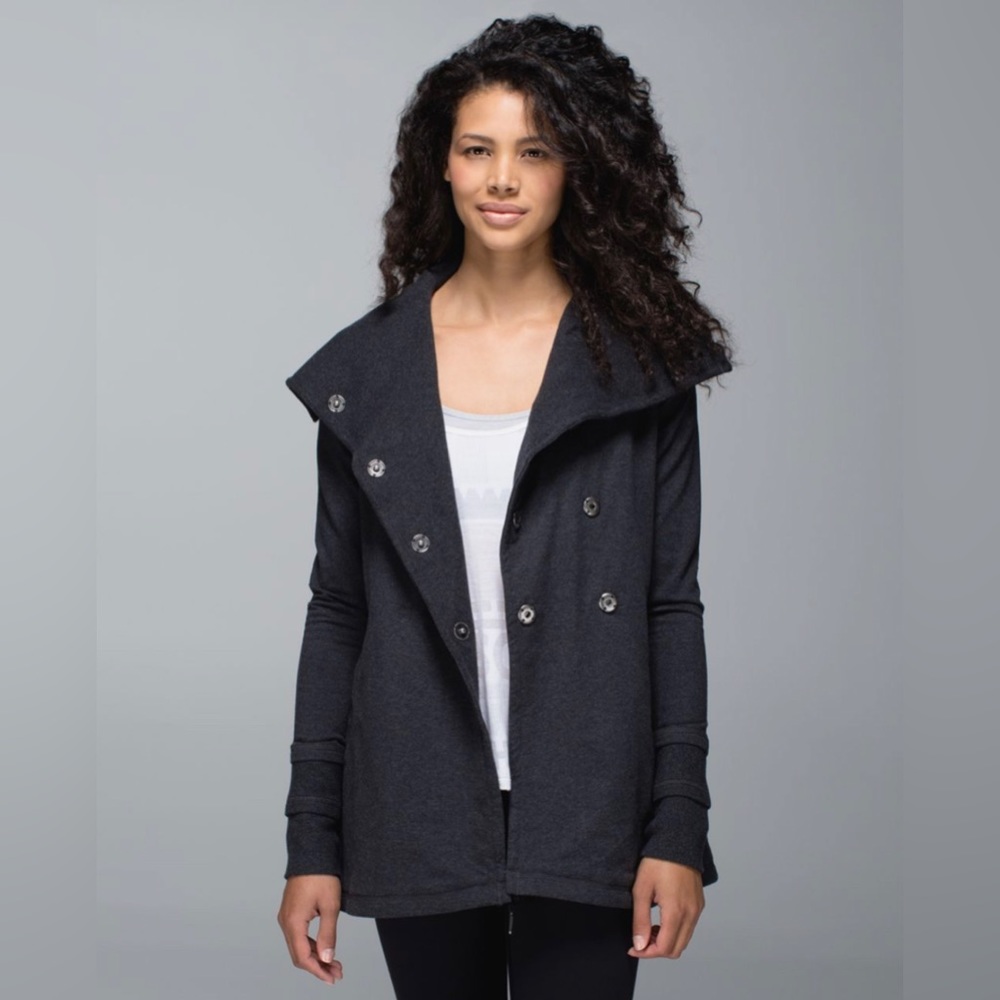 lululemon Graditude Wrap Heathered Inkwell size 2